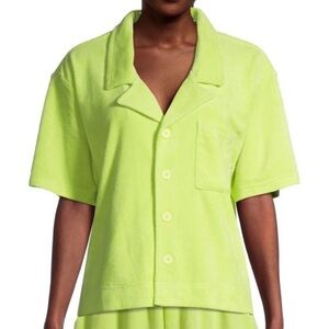 Kendall and Kylie Terry Cloth Cabana Shirt
